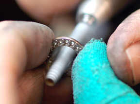 950 Palladium and Cultured Tahitian Pearl Earrings