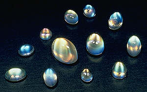Feldspars: Moonstones and Labradorite